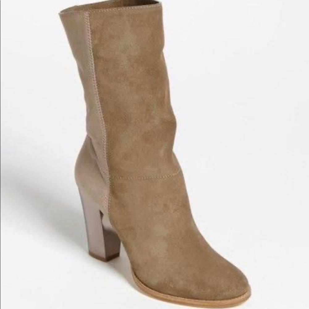 Jimmy Choo “Music” slouch suede boot